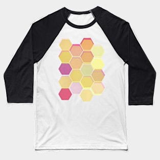 Layered Honeycomb 002 Baseball T-Shirt